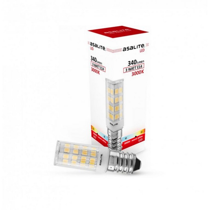 Asalite LED Izzó E14 3W 3000K (360 lumen)