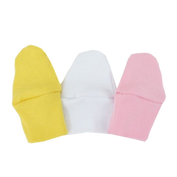 Set 3 manusi bebe, multicolor, marime universala