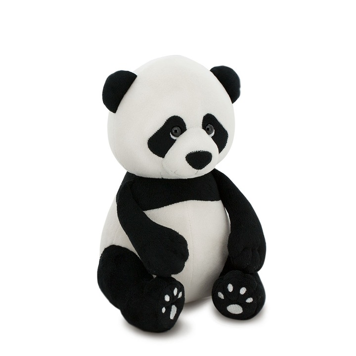 Jucarie de plus - Boo the Panda, 25 cm, Alb, Plus