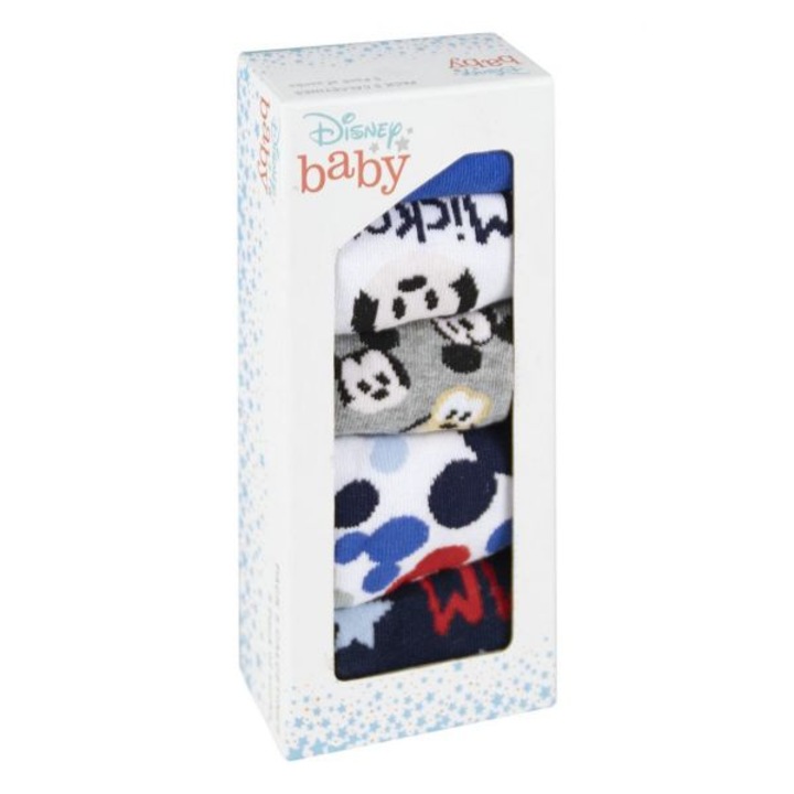5 db-os zokni keszlet, baba, Mickey eger modell 2200007753, Többszínű