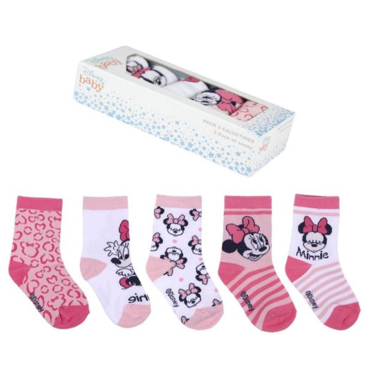 Set 5 Sosete bebe Minnie Mouse model 2200007754
