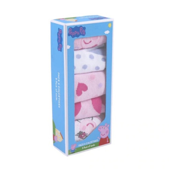 5 db-os baba zokni keszlet Peppa Pig modell 2200007756