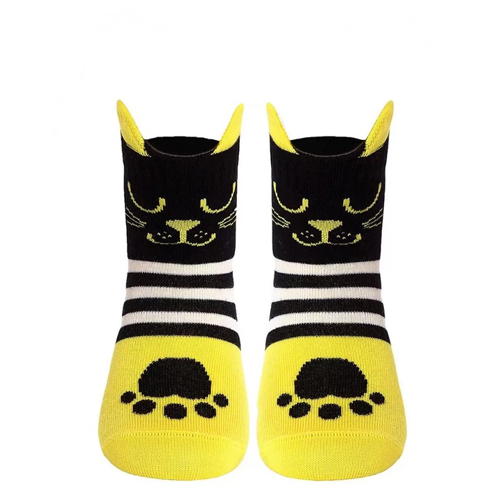 Sosete haioase din bumbac, Conte Kids Tip-Top, Galben