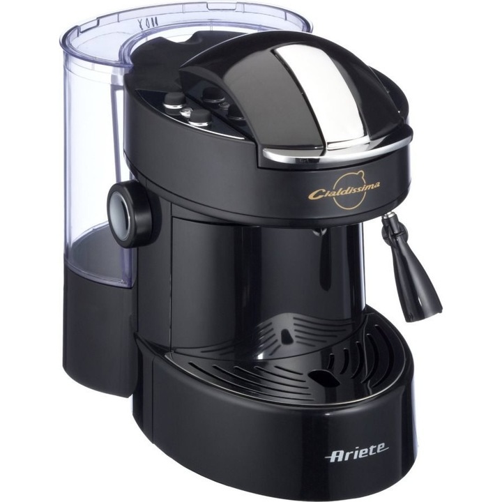 Kapszulás kávéfőző, Espressor Ariete Cialdissima 1347, tabletta, 1100 W, 15 bar, 1 liter, fekete