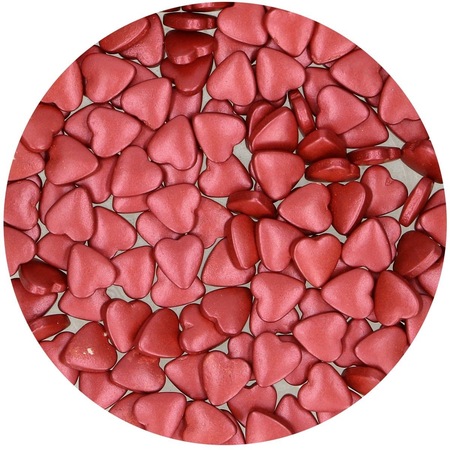 Bomboane decorative tort, Model inima, Roz, 80 g - eMAG.ro