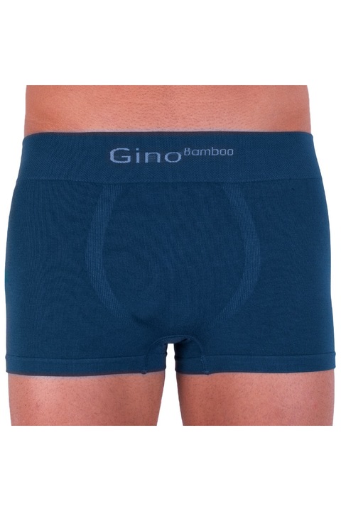 Boxeri barbati Gino fara cusaturi, Bambus, Albastru, Albastru