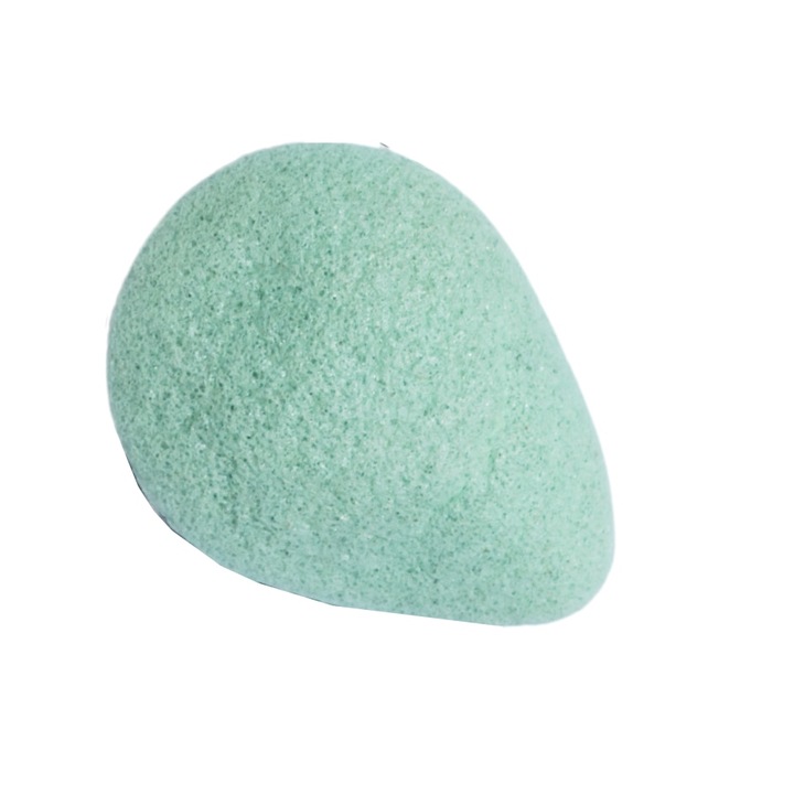 Burete Konjac cu Aloe Vera pentru ten sensibil, demachiere si exfoliere blanda