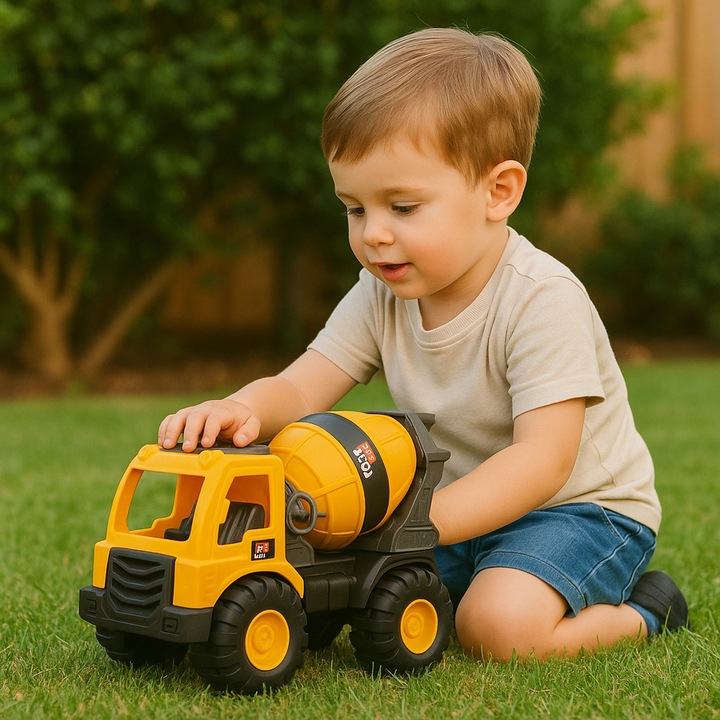 Betoniera de jucarie pentru baieti, 26 cm