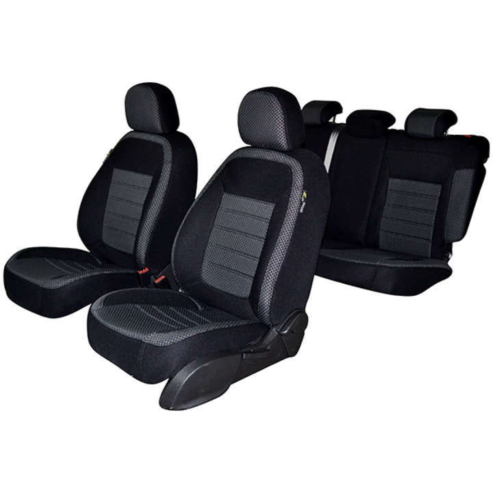 Комплект калъфи за седалки, За Ford Transit 9 + 1 Seats 2009-2011, 16 броя