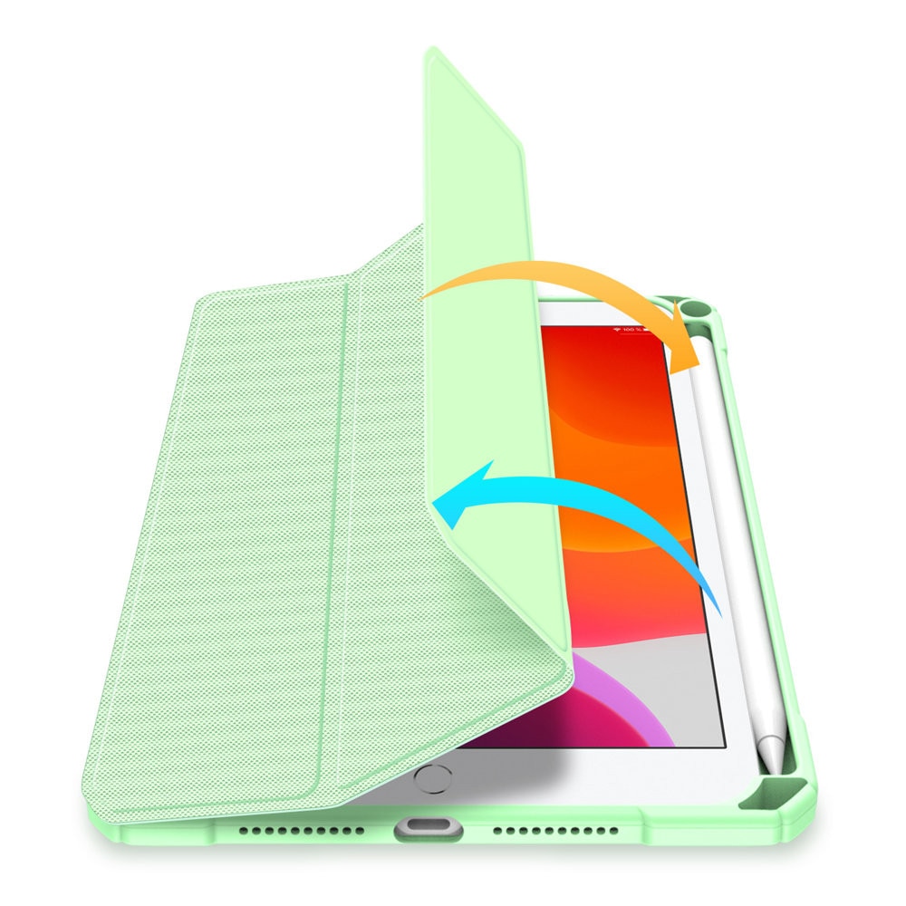 Husa pentru iPad Mini 6 2021 8.3 Dux Ducis Toby series smart cover verde