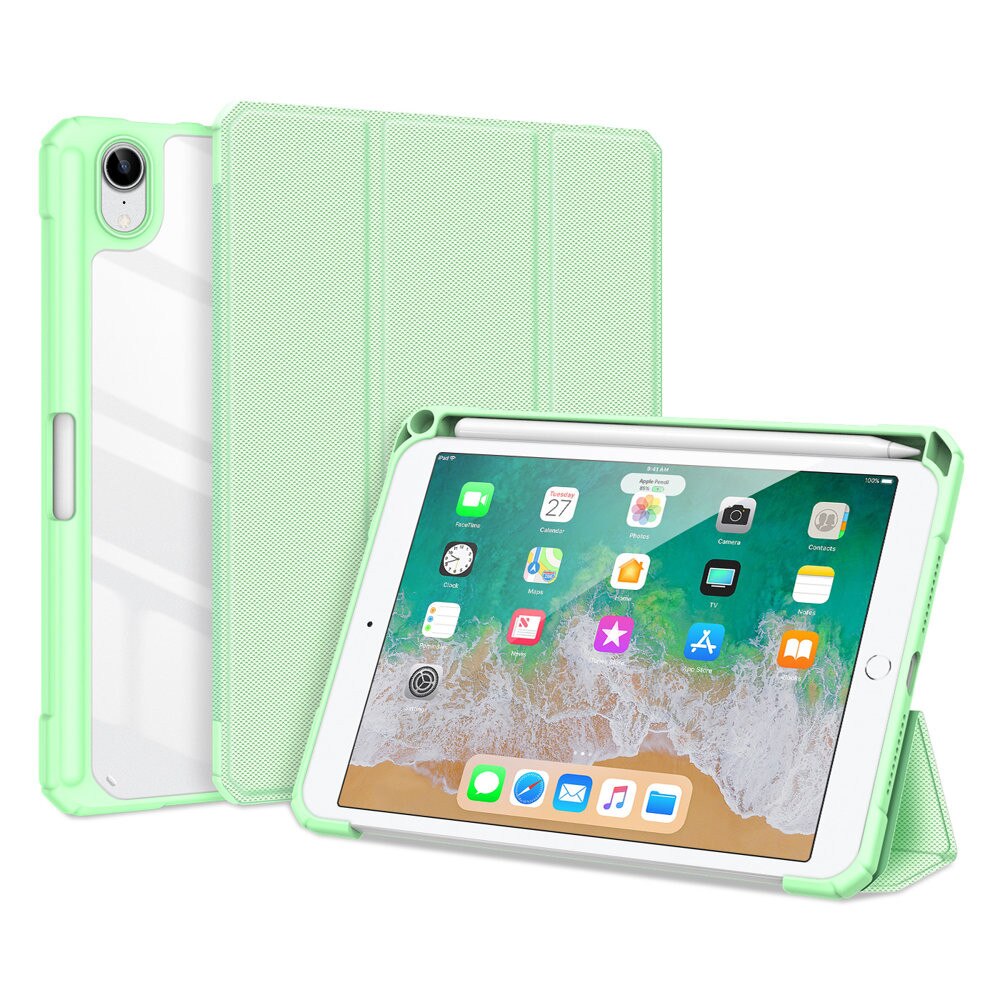 Husa pentru iPad Mini 6 2021 8.3 Dux Ducis Toby series smart cover verde