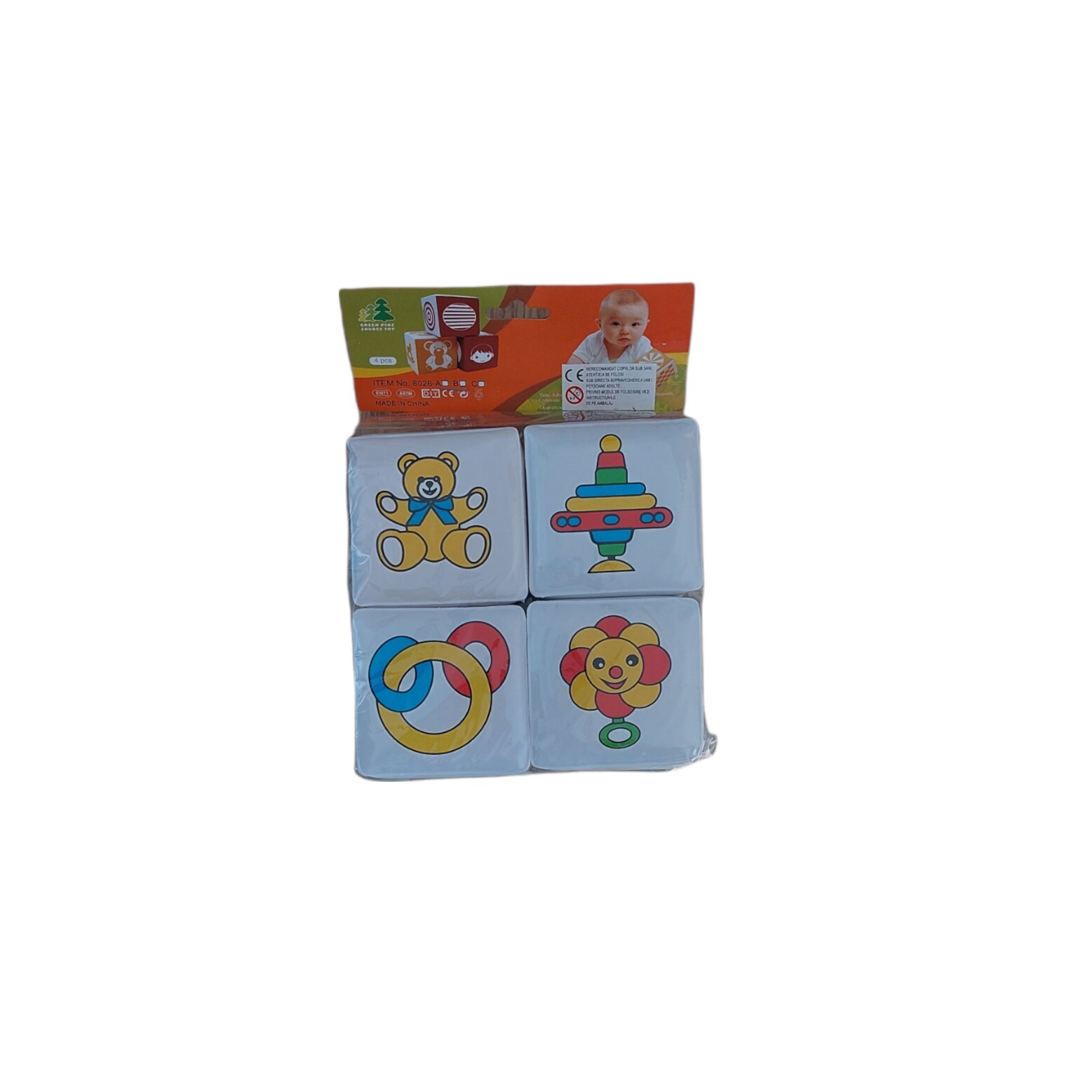 Set 4 cuburi moi pentru bebelusi - eMAG.ro