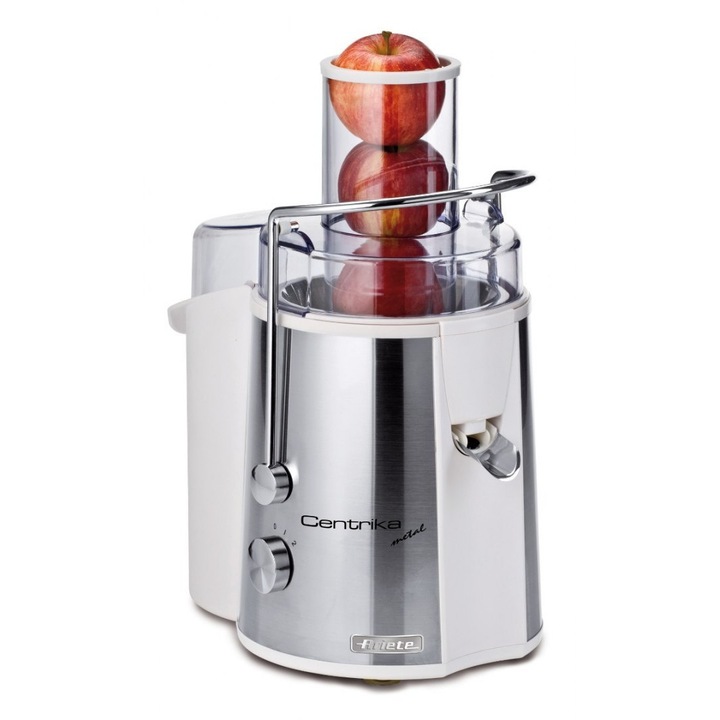 Storcator fructe, Juicer Ariete 173/3, Metal, 700W, 750ml, 2 viteze, Silver