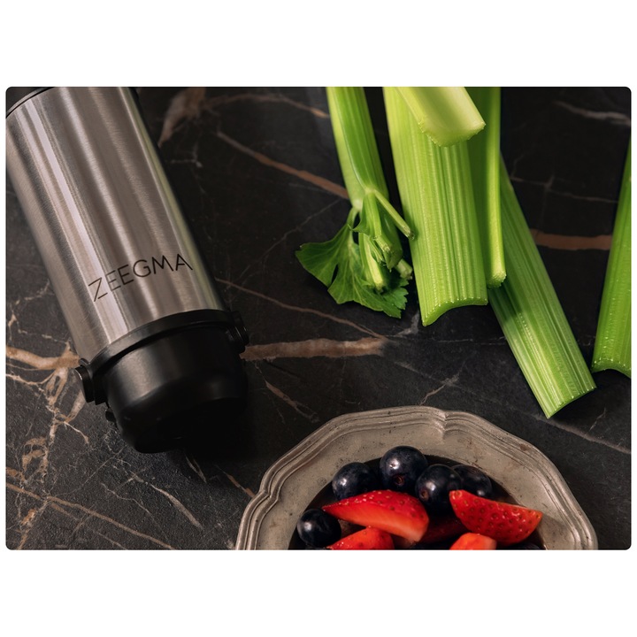 Ръчен пасатор Zeegma, 5 в 1, 550 W, черен/ сив