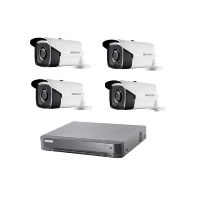 Sistem de supraveghere exterior POE Digital Winpossee 6036TG-U, 5 Mpx, 8 x camere IP Bullet POE 5 MP, senzor PS5510 5MPX, IR 30m
