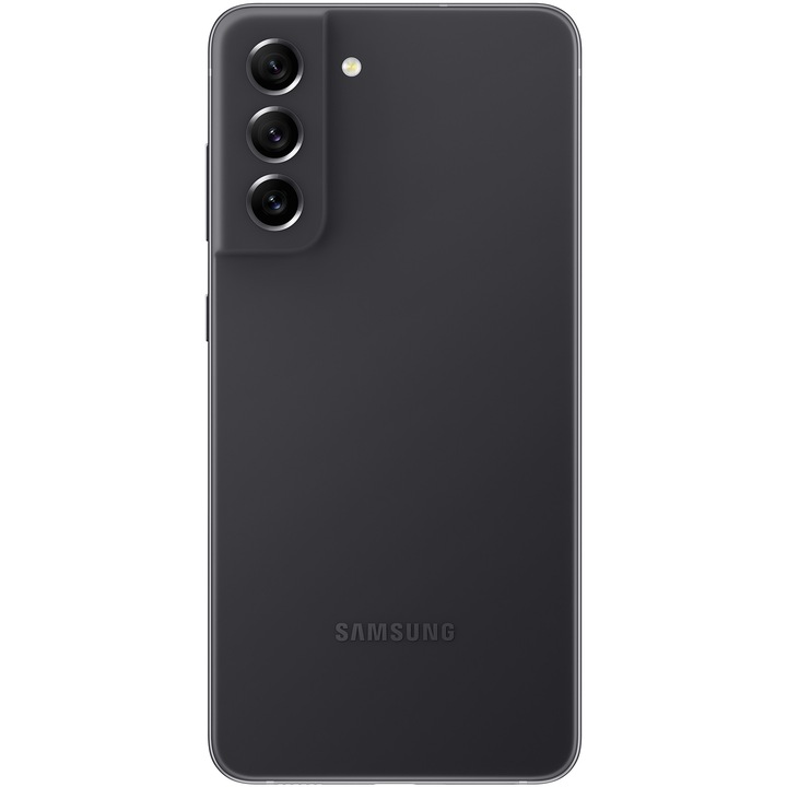 Samsung Galaxy S21 FE Mobiltelefon, Kártyafüggetlen, Dual SIM, 128GB, 6GB RAM, 5G, Grafit