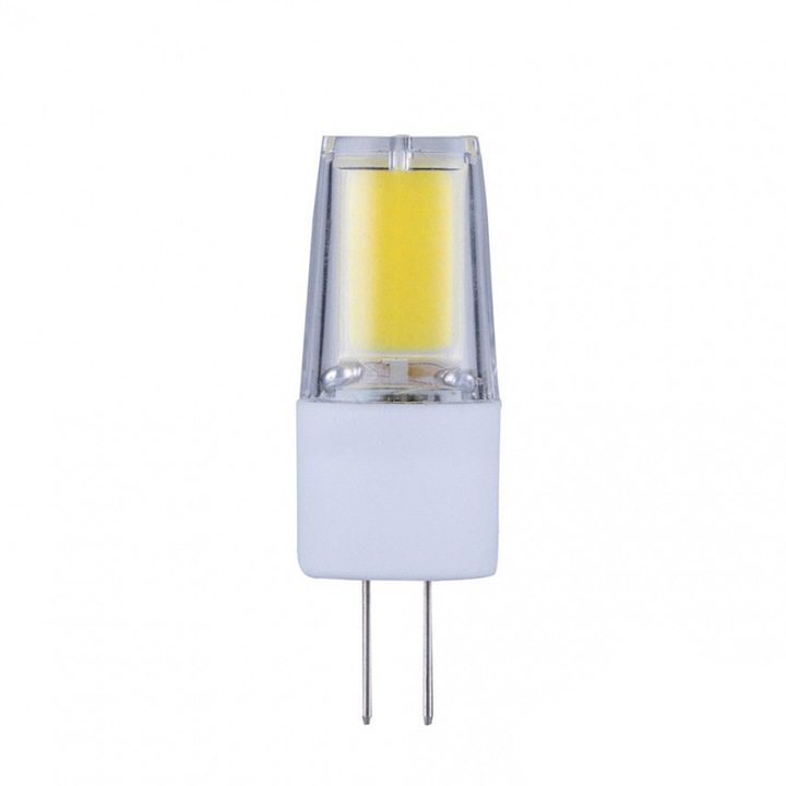 LED лампа Lightex COB, 2.5W, 12V, G4, AC/DC, WW, 2700K