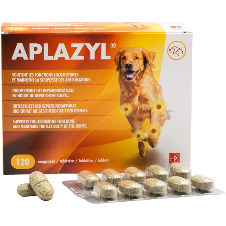 Supliment nutritiv pentru caini Aplazyl, 120 tablete