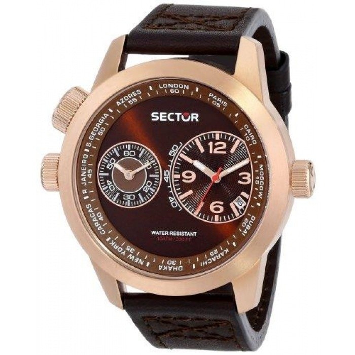 Ceas barbatesc SECTOR R3251102022 maro Quartz