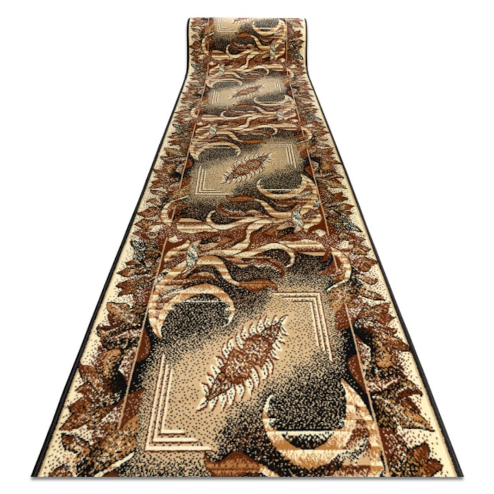 Dywany Łuszczów Bcf futó szőnyeg levÉl nÖvÉnyen bézs (agÁvÉ) 60 cm, 60x320 cm