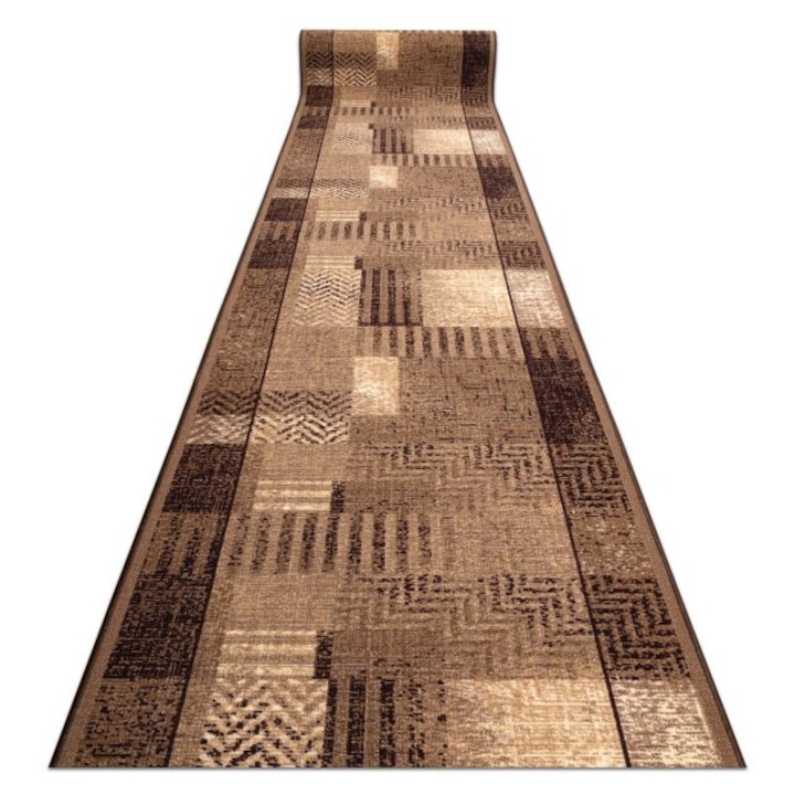 Dywany Łuszczów Csúszásgátló futó szőnyeg ESSENZA bézs 67 cm, 67x550 cm