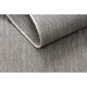 Covor sisal floorlux 20580 simplu, DYWANY ŁUSZCZÓW culoare, solida - argint / negru, 160x230 cm