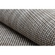 Covor sisal floorlux 20580 simplu, DYWANY ŁUSZCZÓW culoare, solida - argint / negru, 160x230 cm