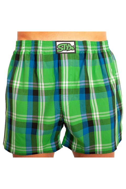 Boxeri barbati Classic Rubber, Styx, Model carouri, Bumbac, Multicolor, Multicolor
