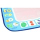 Set Pictura cu Apa, Covoras Water Magic, Imagini Dragute Imprimate pe Margine, Include 2 Creioane pentru Apa, Dimensiune 98x75 cm, Indiggo®, 3ani+, Multicolor