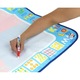 Set Pictura cu Apa, Covoras Water Magic, Imagini Dragute Imprimate pe Margine, Include 2 Creioane pentru Apa, Dimensiune 98x75 cm, Indiggo®, 3ani+, Multicolor