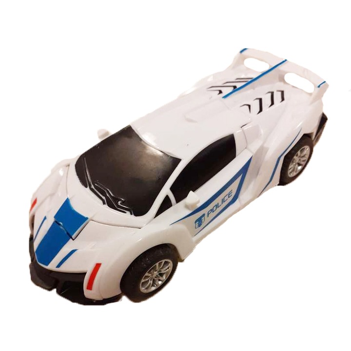 Robot rendőrautó Midex D33423-1, fehér