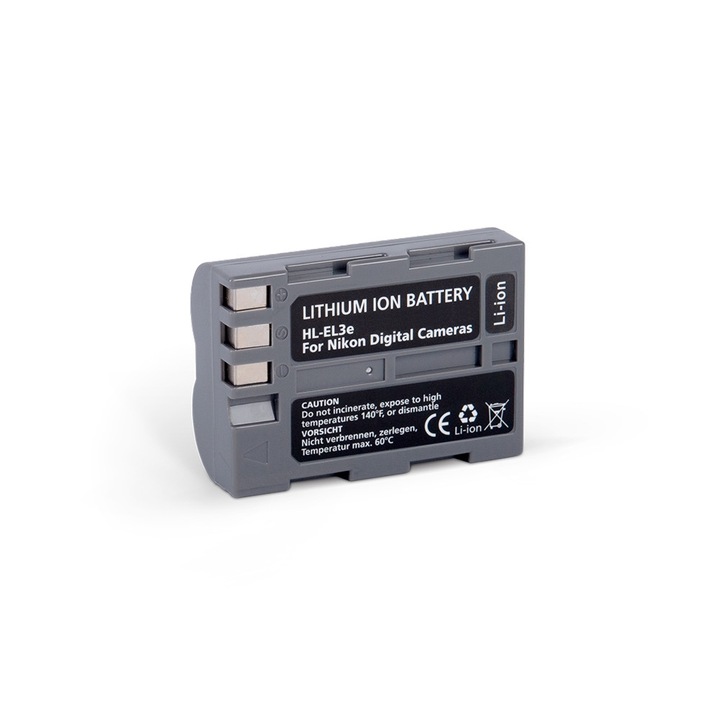 Acumulator Hahnel HL-EL3e tip Nikon EN-EL3e 1650mAh