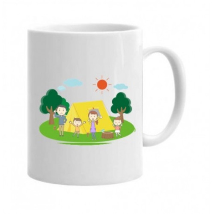 Cana personalizata, "Cu cortul" 330 ml, Profitop