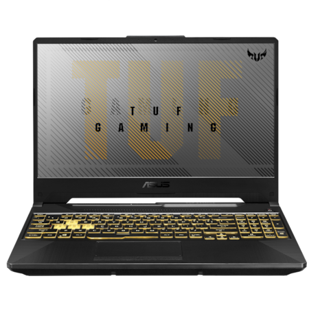 Лаптоп Asus TUF Gaming F15 FX506LH-HN111, FX506LH-HN111.8GB.250SSD, Windows 10 Pro, 15.6", Intel Core i5-10300H (4-ядрен), NVIDIA GeForce GTX 1650 (4GB GDDR6), 8 GB 2933 MHz DDR4, Сив