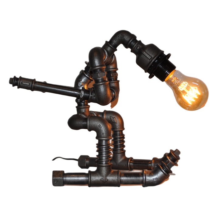 Lampa schior 1x40 W, 18x32x28 cm, steampunk