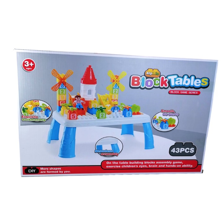 Set Masa de constructie 43 de piese