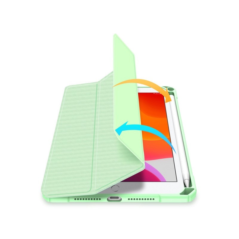 Husa Smartcase Tableta Duxducis Toby Compatibila Cu Ipad 6 Mini 2021, Sleep / Wake, Suport Pen, Verde