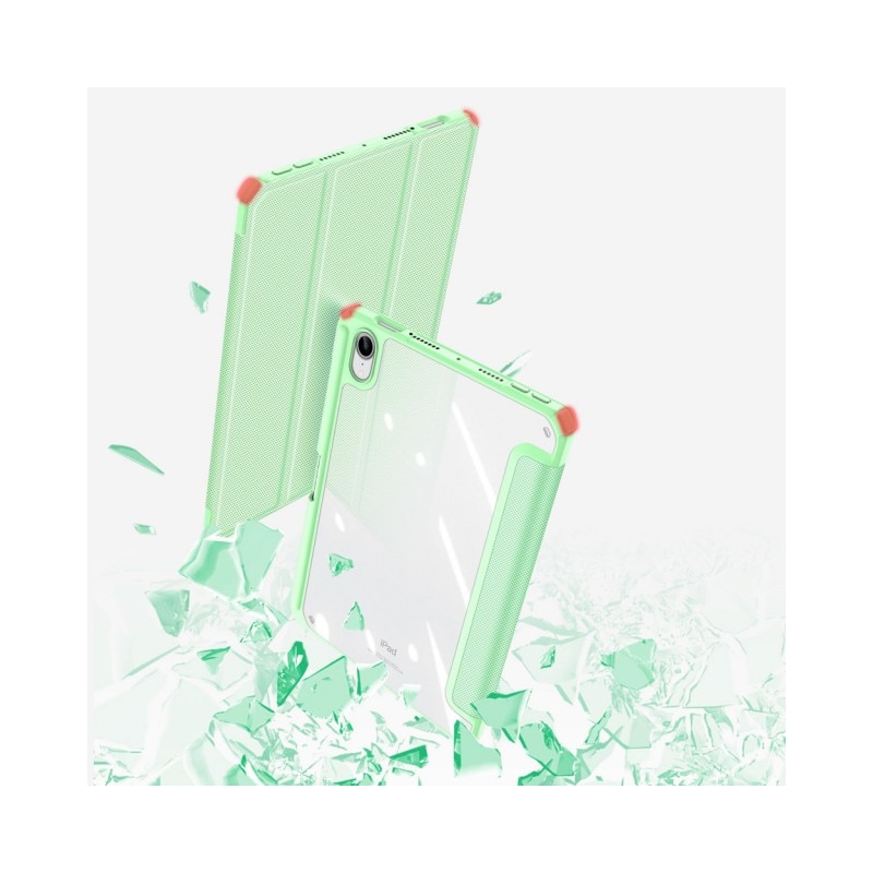 Husa Smartcase Tableta Duxducis Toby Compatibila Cu Ipad 6 Mini 2021, Sleep / Wake, Suport Pen, Verde