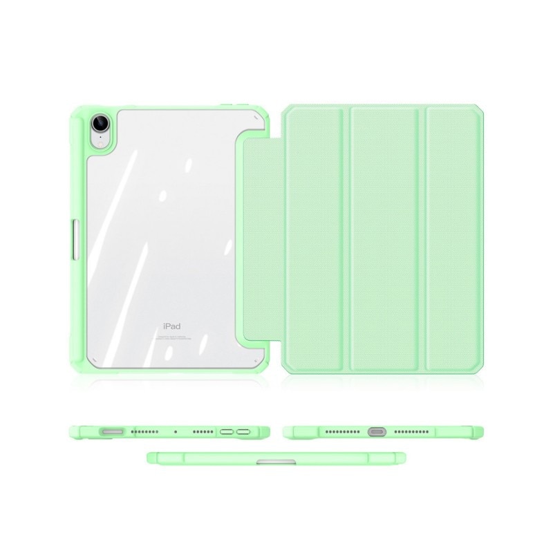 Husa Smartcase Tableta Duxducis Toby Compatibila Cu Ipad 6 Mini 2021, Sleep / Wake, Suport Pen, Verde