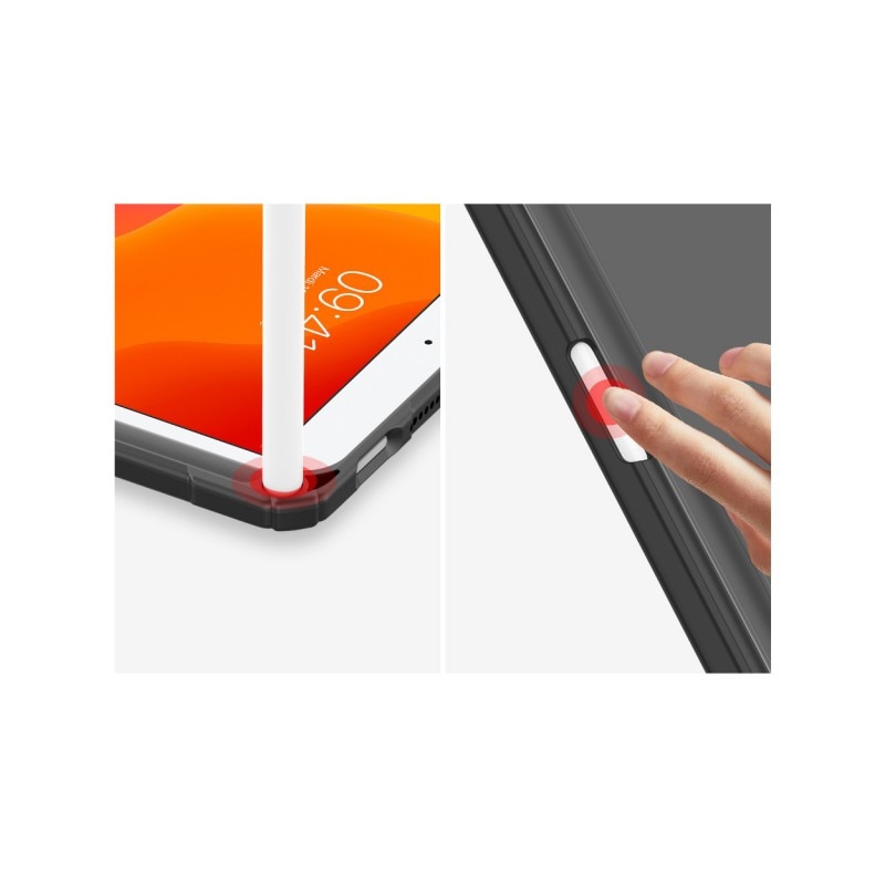 Husa Smartcase Tableta Duxducis Toby Compatibila Cu Ipad 6 Mini 2021, Sleep / Wake, Suport Pen, Negru