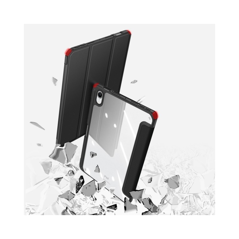 Husa Smartcase Tableta Duxducis Toby Compatibila Cu Ipad 6 Mini 2021, Sleep / Wake, Suport Pen, Negru