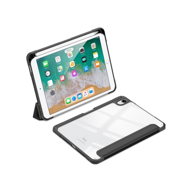 Husa Smartcase Tableta Duxducis Toby Compatibila Cu Ipad 6 Mini 2021, Sleep / Wake, Suport Pen, Negru