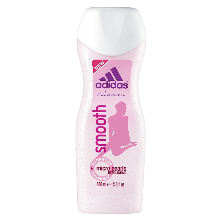 Adidas Smoothing női tusfürdő, 400 ml