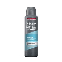 Deodorant antiperspirant spray Dove Clean Comfort pentru barbati, 150 ml