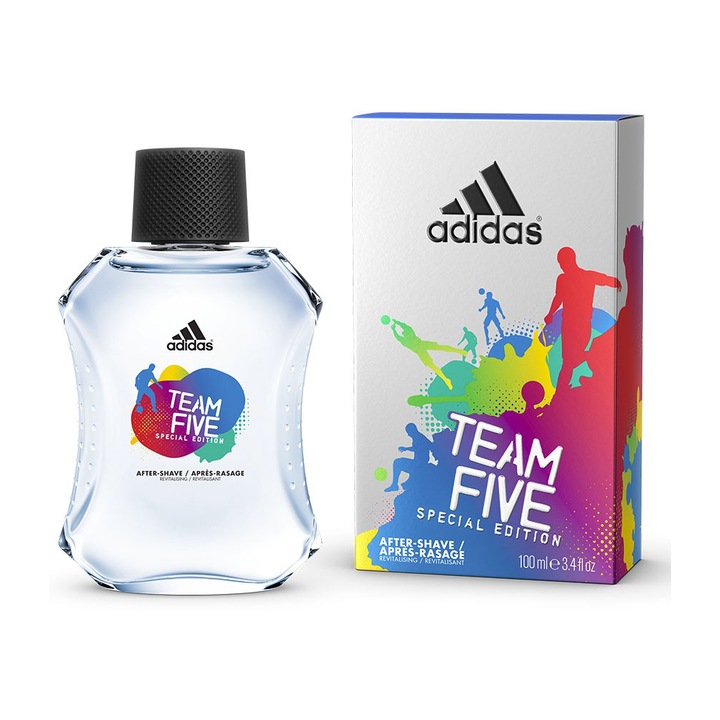 adidas Team Five Aftershave Lotiune, 100 ml