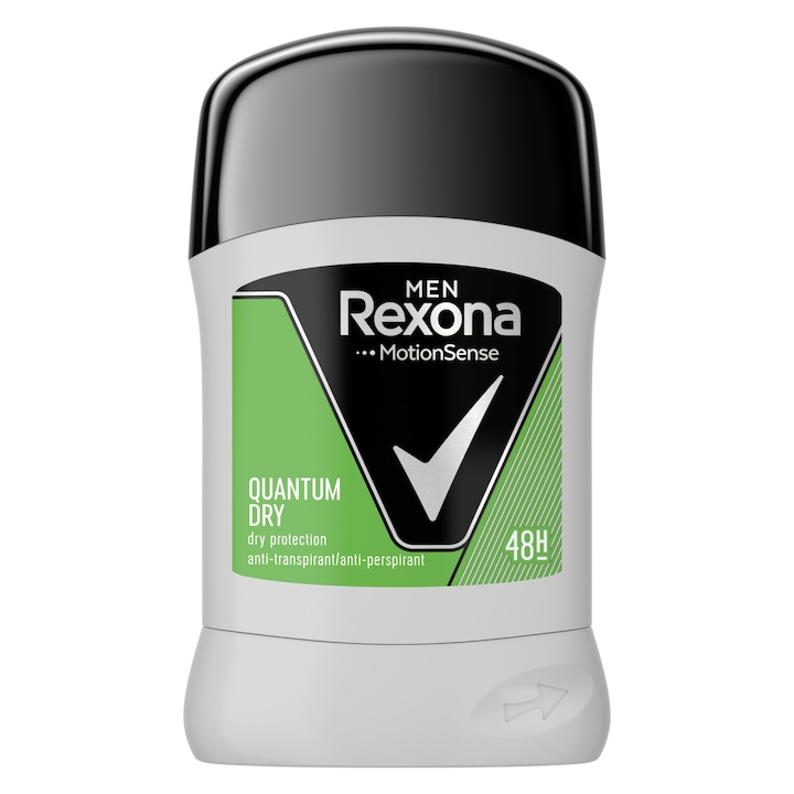 Дезодорант стик против изпотяване за мъже Rexona Quantum, 50 мл