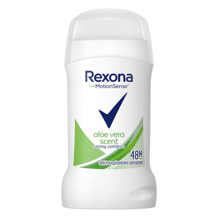 Дезодорант стик против изпотяване за жени Rexona Aloe Vera, 40 мл