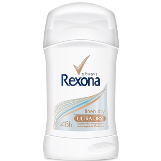 Deodorant antiperspirant stick Rexona Linen Dry pentru femei, 40 ml