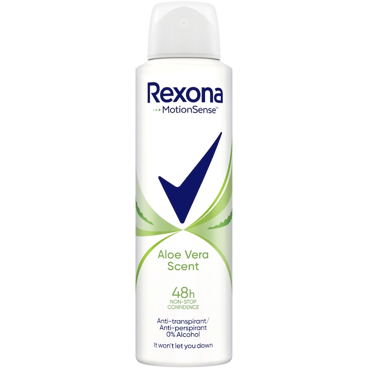 Deodorant antiperspirant spray Rexona Aloe Vera pentru femei, 150 ml