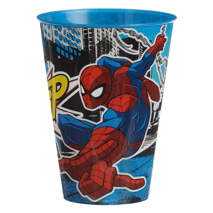 Műanyag pohár, MCT Disney Pókember, 430 ML
